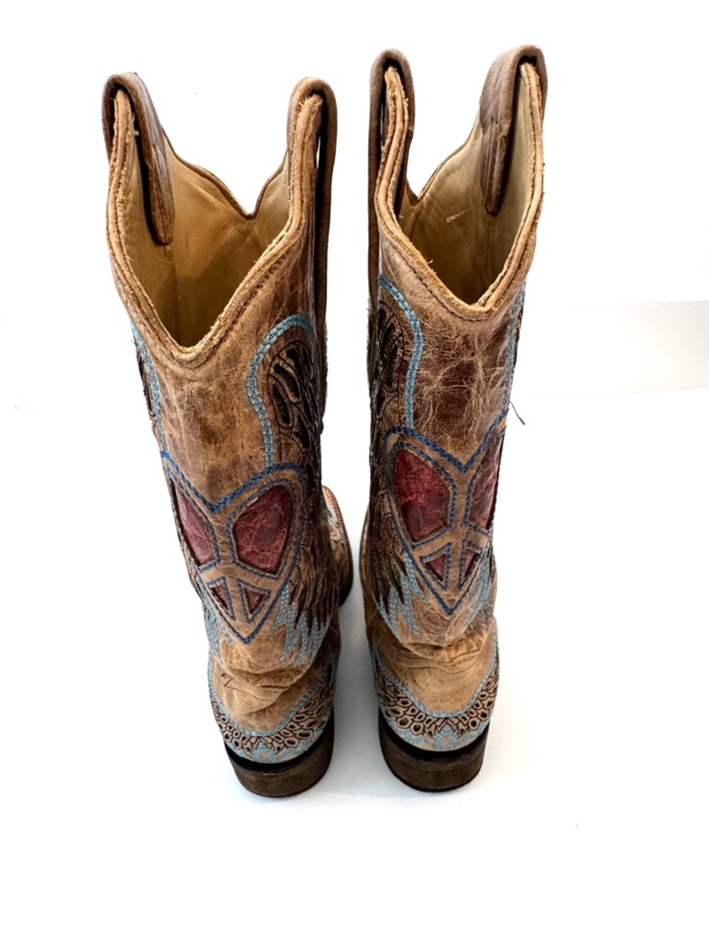 Corral Hearts & Wings Western Boots - Picture 2 of 7